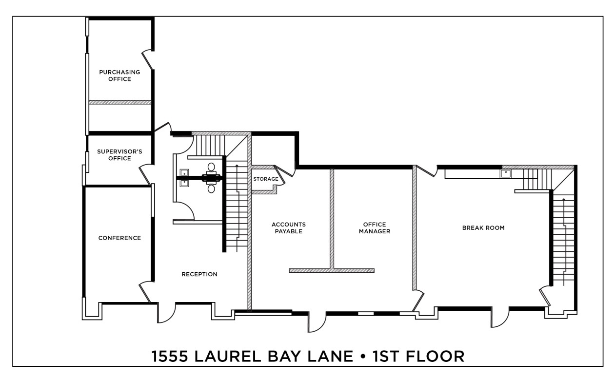 1555-1585 Laurel Bay Ln, San Diego, CA à vendre Plan d  tage- Image 1 de 1