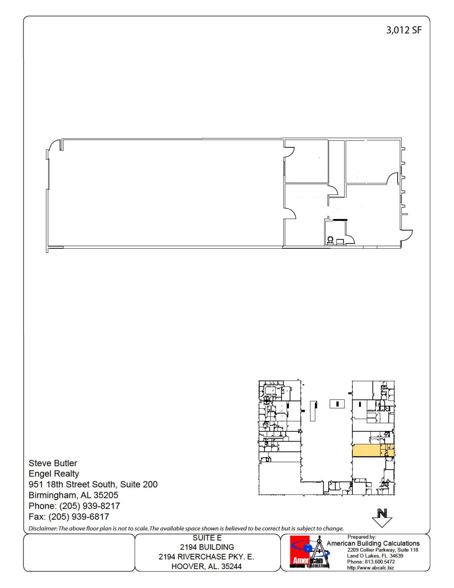 255 Riverchase Pky E, Hoover, AL à louer Plan de site- Image 1 de 1