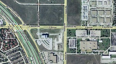 3017 E Renner Rd, Richardson, TX - AERIAL  map view