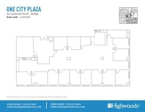 421 fayetteville St, Raleigh, NC for lease Floor Plan- Image 2 of 2