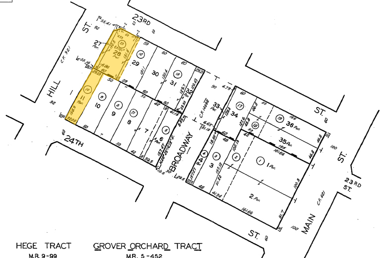 2300 S Hill St, Los Angeles, CA for lease - Plat Map - Image 2 of 15