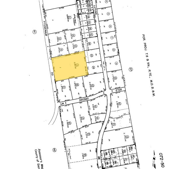 3391 Fitzgerald Rd, Rancho Cordova, CA à louer - Plan cadastral - Image 3 de 6