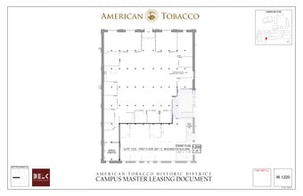 324 Blackwell St, Durham, NC à louer Plan de site- Image 1 de 1
