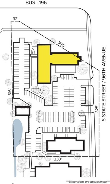 400-440 S State St, Zeeland, MI à louer - Plan de site - Image 3 de 3