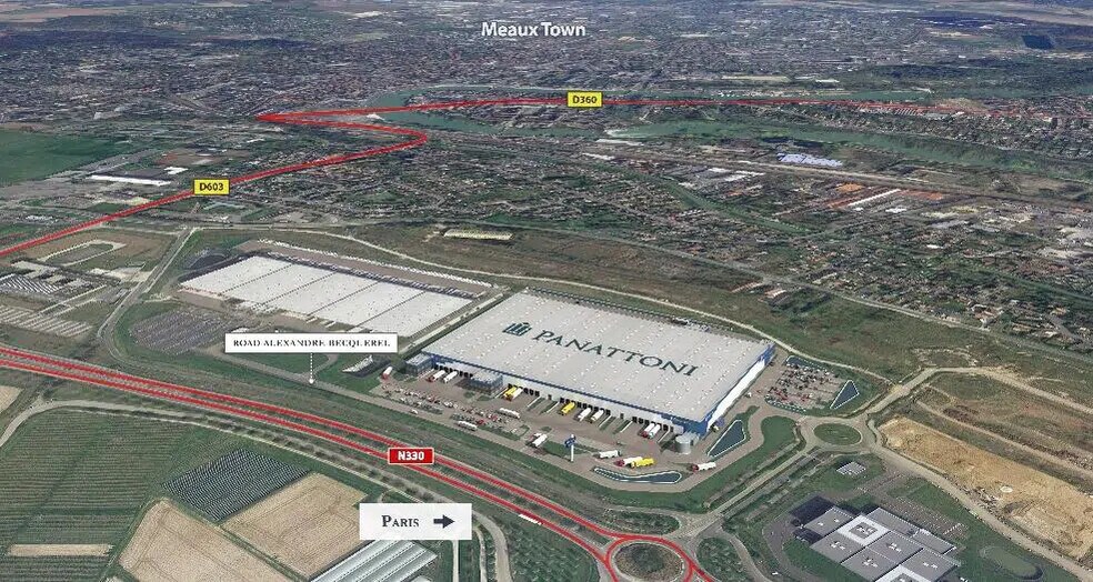 Industriel dans Villenoy à louer - Photo du bâtiment - Image 2 de 4