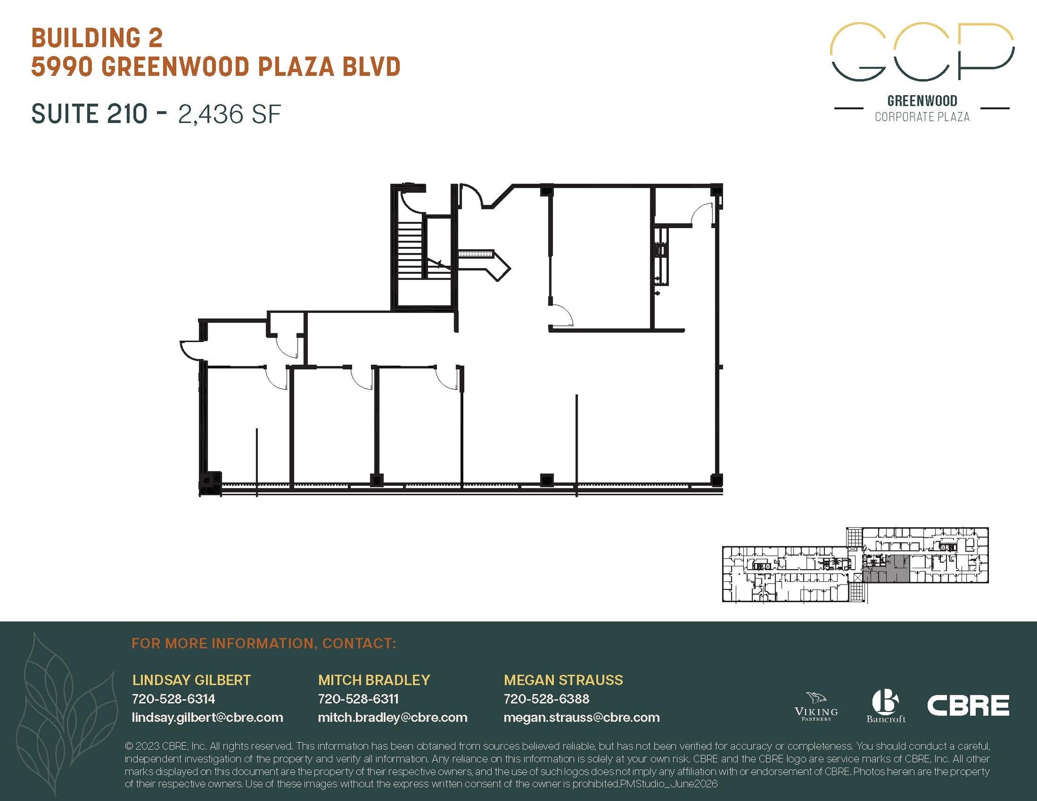 5990 Greenwood Plaza Blvd, Greenwood Village, CO for lease Floor Plan- Image 1 of 1