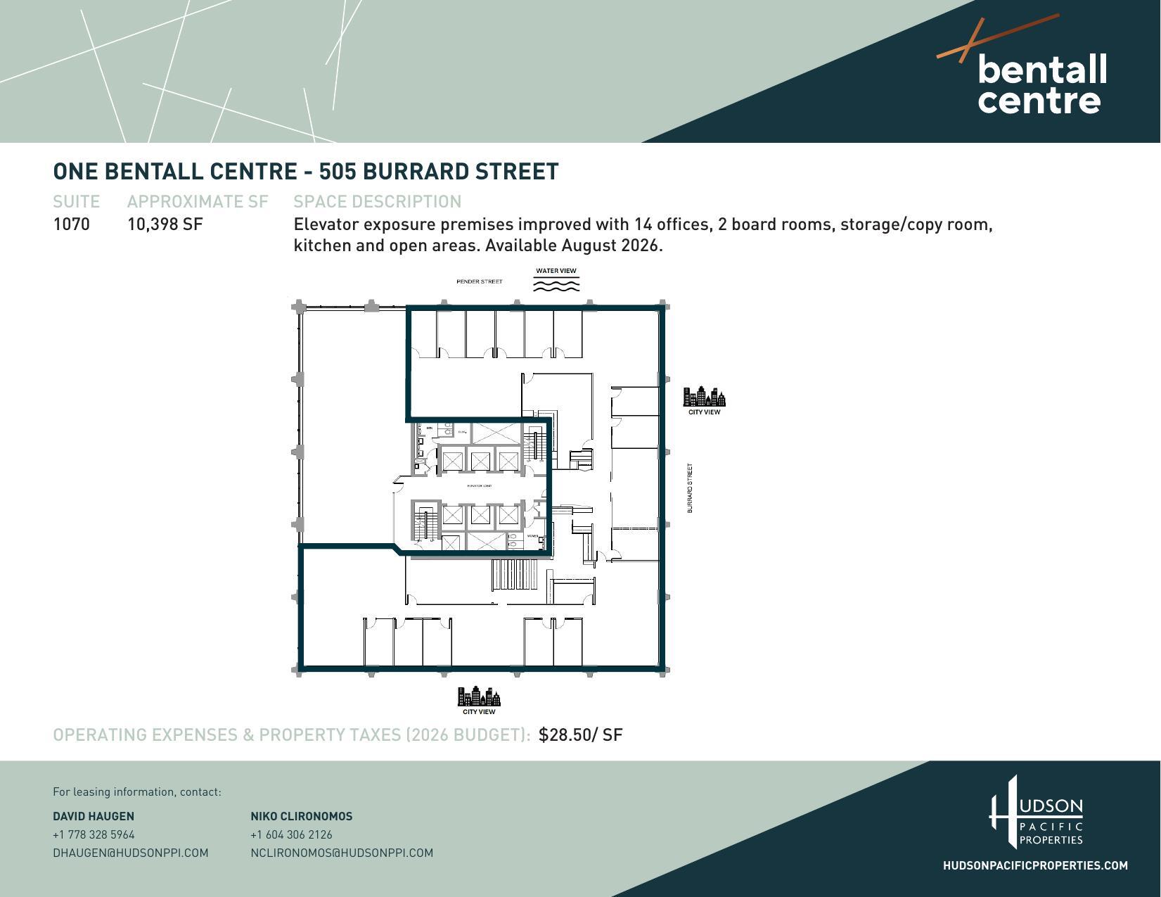 505 Burrard St, Vancouver, BC for lease Floor Plan- Image 1 of 1