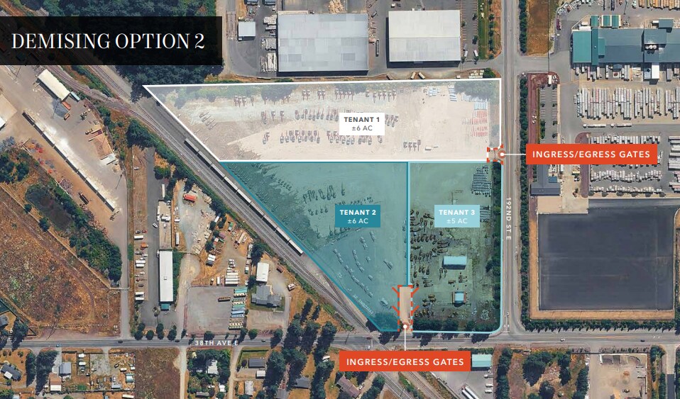 19111-19200 38th Ave E, Tacoma, WA à louer - Plan de site - Image 2 de 3