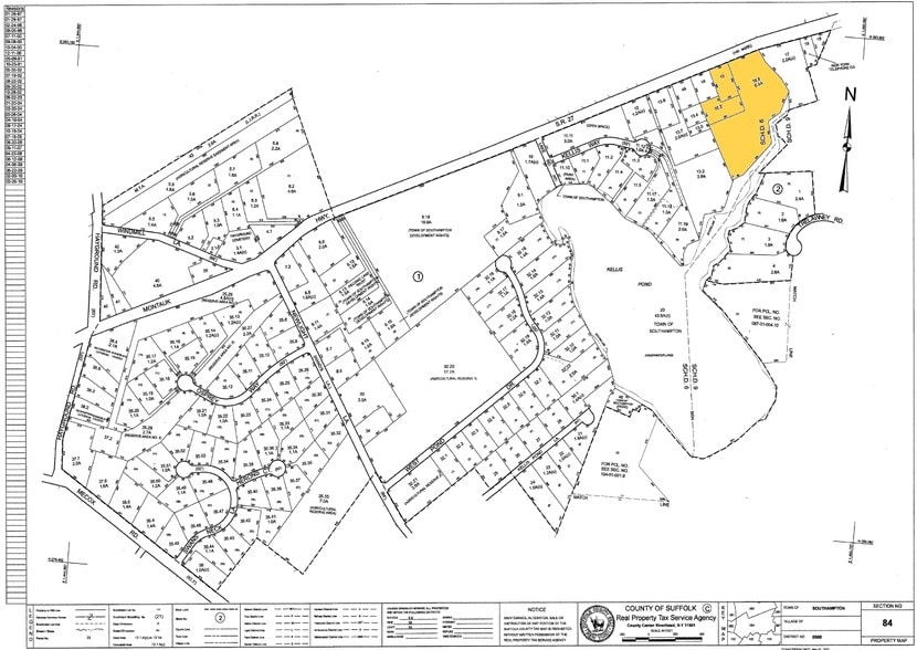 2045-2071 Montauk Hwy, Bridgehampton, NY for lease - Plat Map - Image 2 of 2