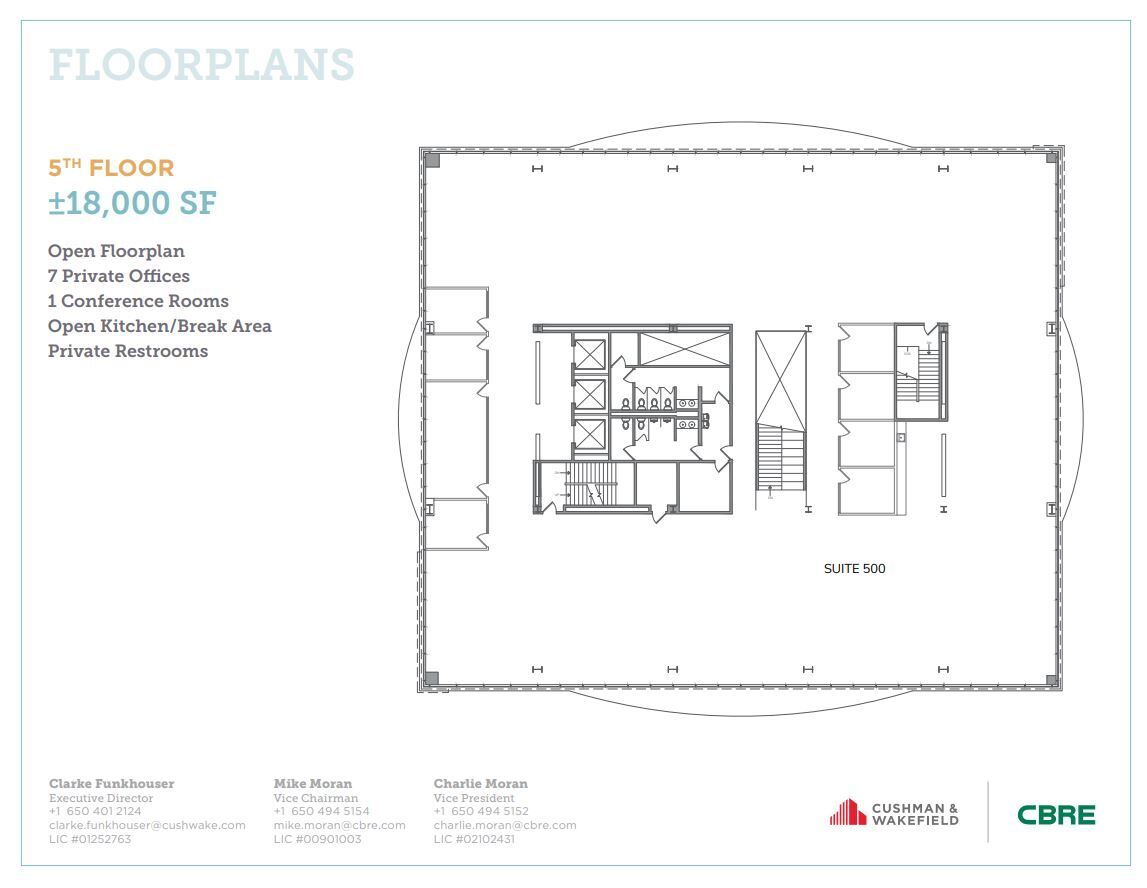 305 Walnut St, Redwood City, CA à louer Plan d  tage- Image 1 de 1