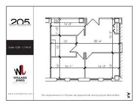 205 W Randolph St, Chicago, IL à louer Plan d’étage- Image 1 de 1