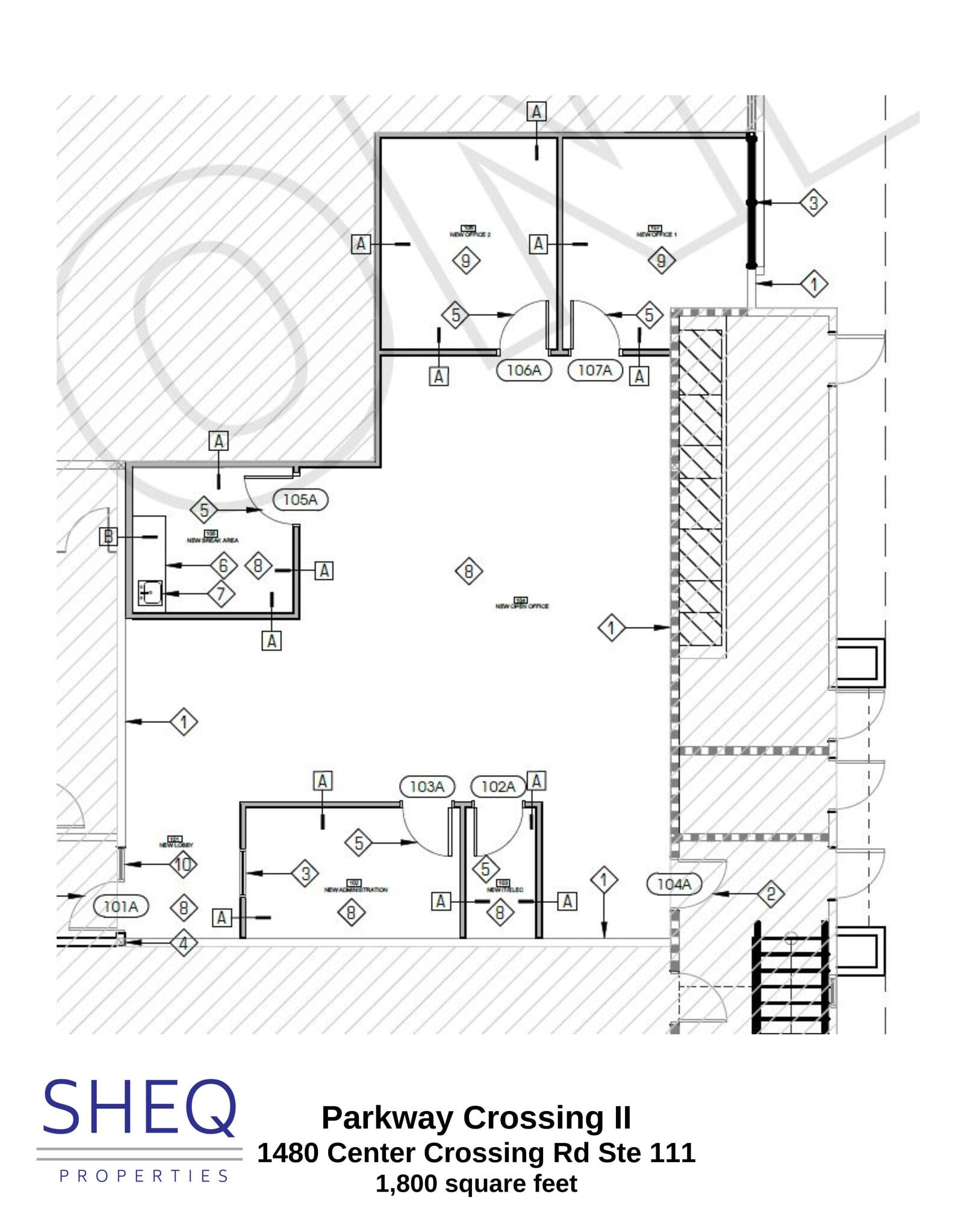 1480 Center Crossing Rd, Las Vegas, NV à louer Plan de site- Image 1 de 1