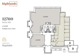 12750 High Bluff Dr, San Diego, CA à louer Plan d’étage- Image 1 de 1