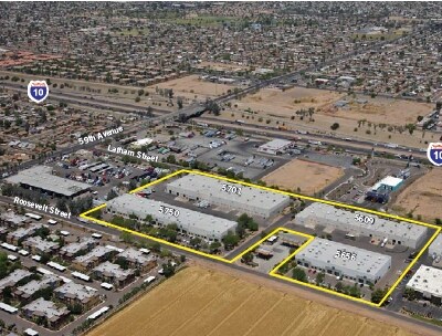 5750 W Roosevelt St, Phoenix, AZ for lease - Aerial - Image 2 of 9