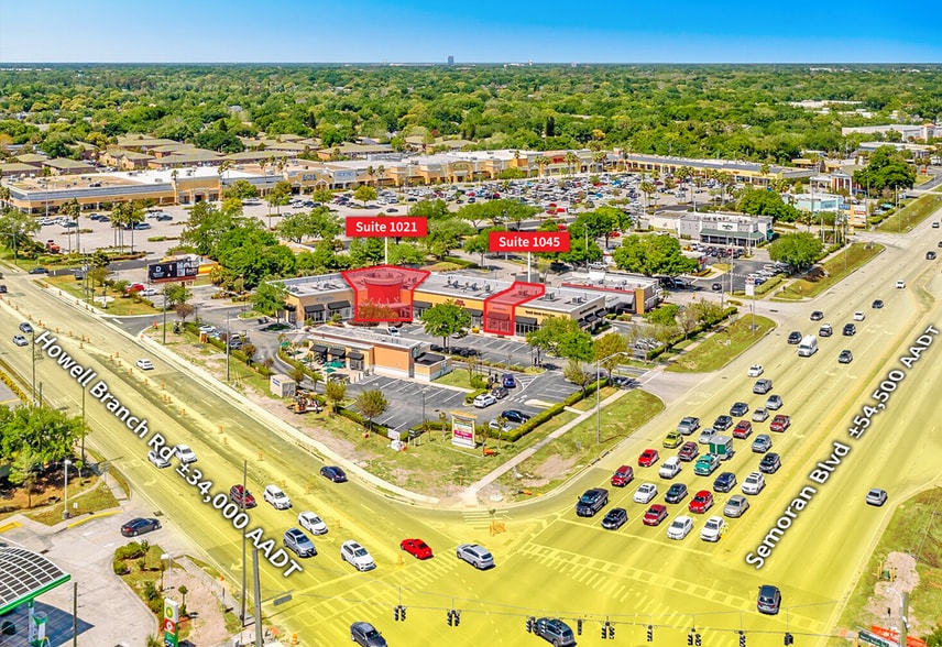 2525-2535 Howell Branch Rd, Casselberry, FL for lease - Aerial - Image 2 of 12