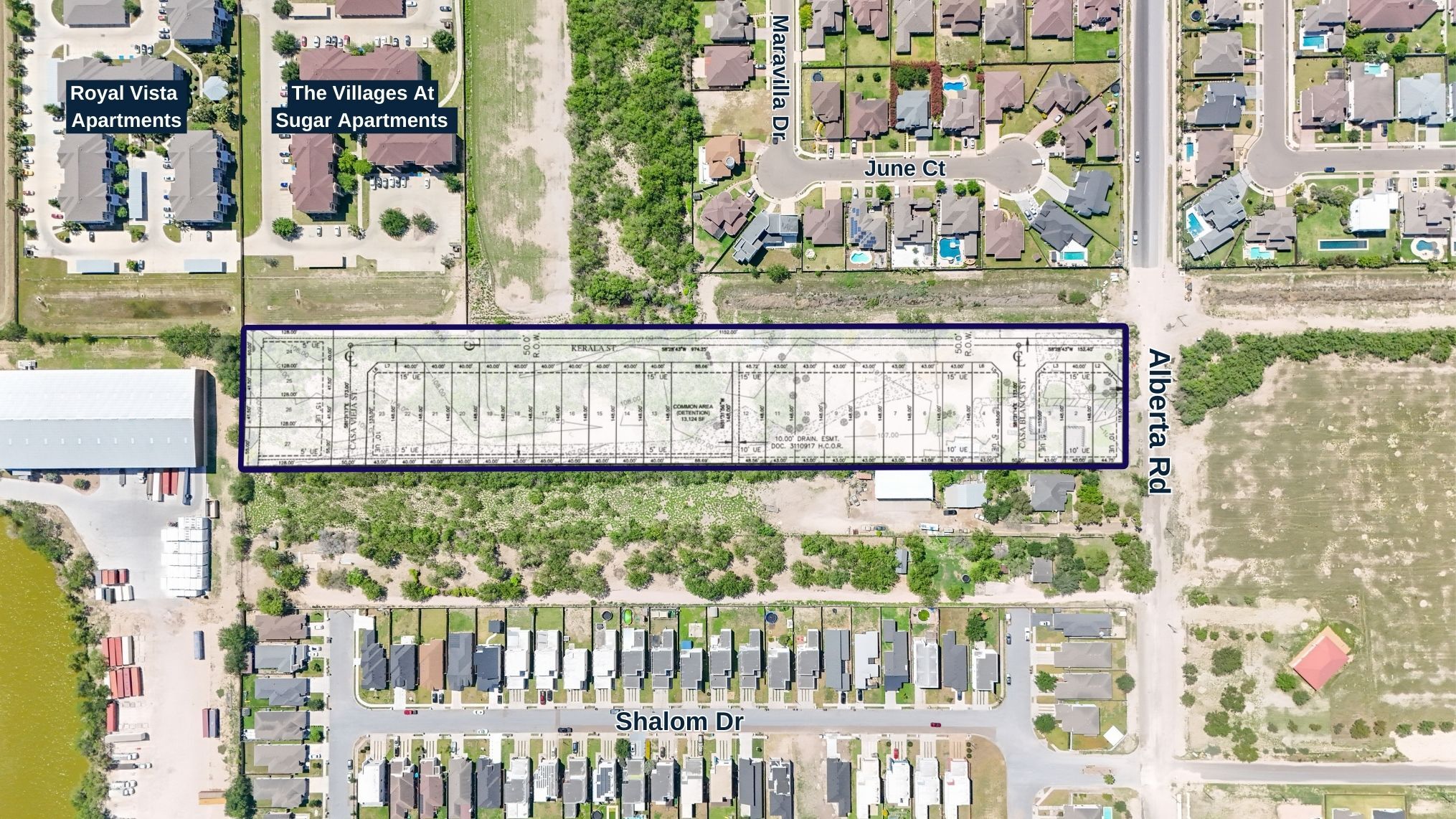 1310 W Alberta Rd, Edinburg, TX for sale Aerial- Image 1 of 5