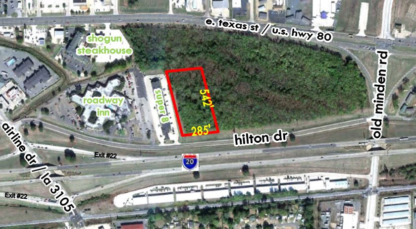 Hilton Dr, Bossier City, LA for sale - Building Photo - Image 2 of 4