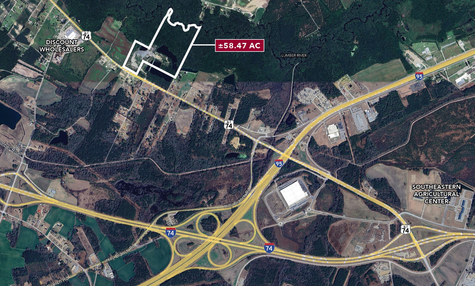 0 U.S. 74 Alternate Hwy, Lumberton, NC for sale Primary Photo- Image 1 of 2