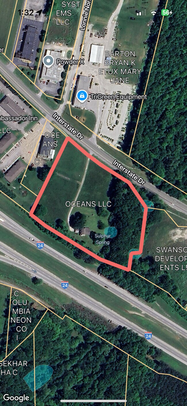 Plus de détails pour 735 Interstate Dr, Manchester, TN - Terrain à louer