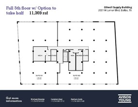 2001 N Lamar St, Dallas, TX à louer Plan d  tage- Image 1 de 4