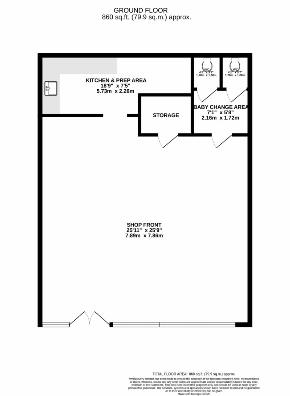 41 Highbridge St, Waltham Abbey for lease Floor Plan- Image 1 of 7