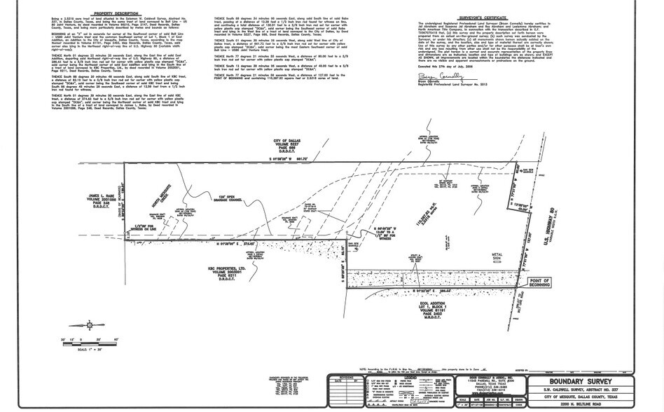 117 E Highway 80, Mesquite, TX à vendre - Plan de site - Image 2 de 13