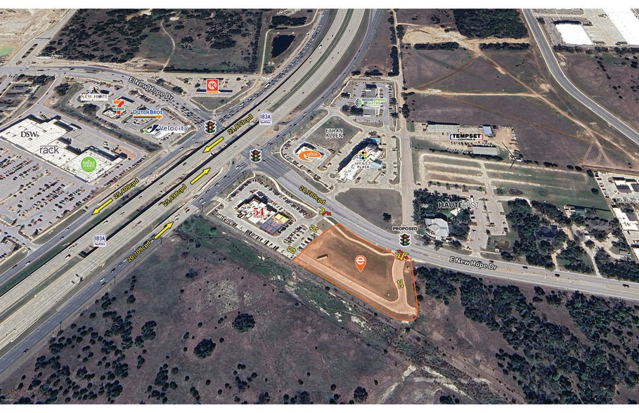 Hwy 183A & New Hope Dr, Cedar Park, TX à louer - Photo du bâtiment - Image 1 de 2