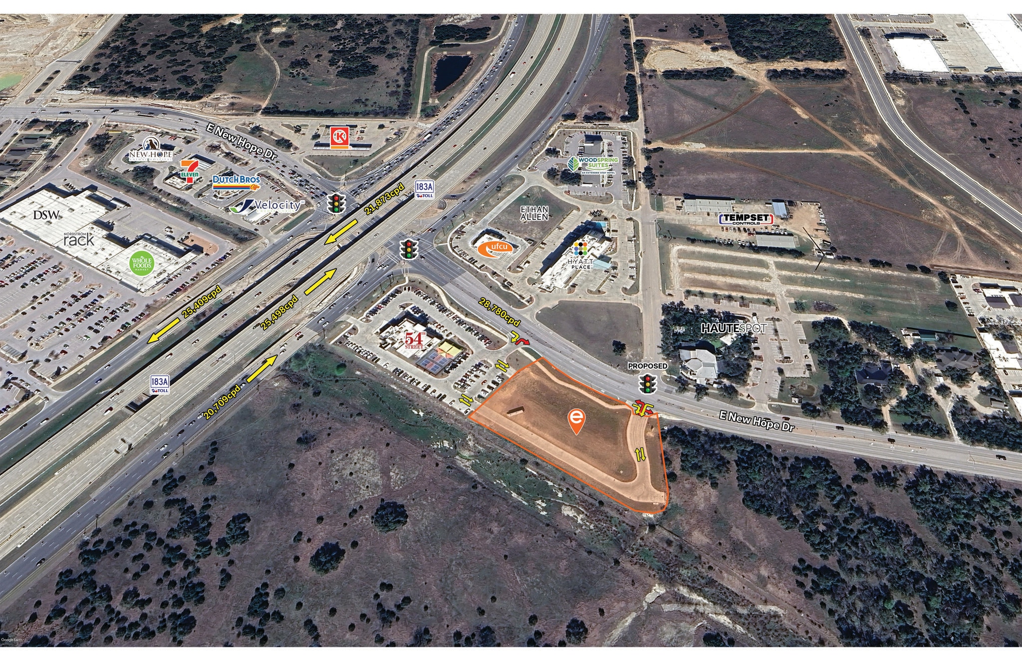 Hwy 183A & New Hope Dr, Cedar Park, TX à louer Photo du bâtiment- Image 1 de 3