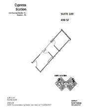 110-140 Cypress Station Dr, Houston, TX à louer Plan d  tage- Image 1 de 1