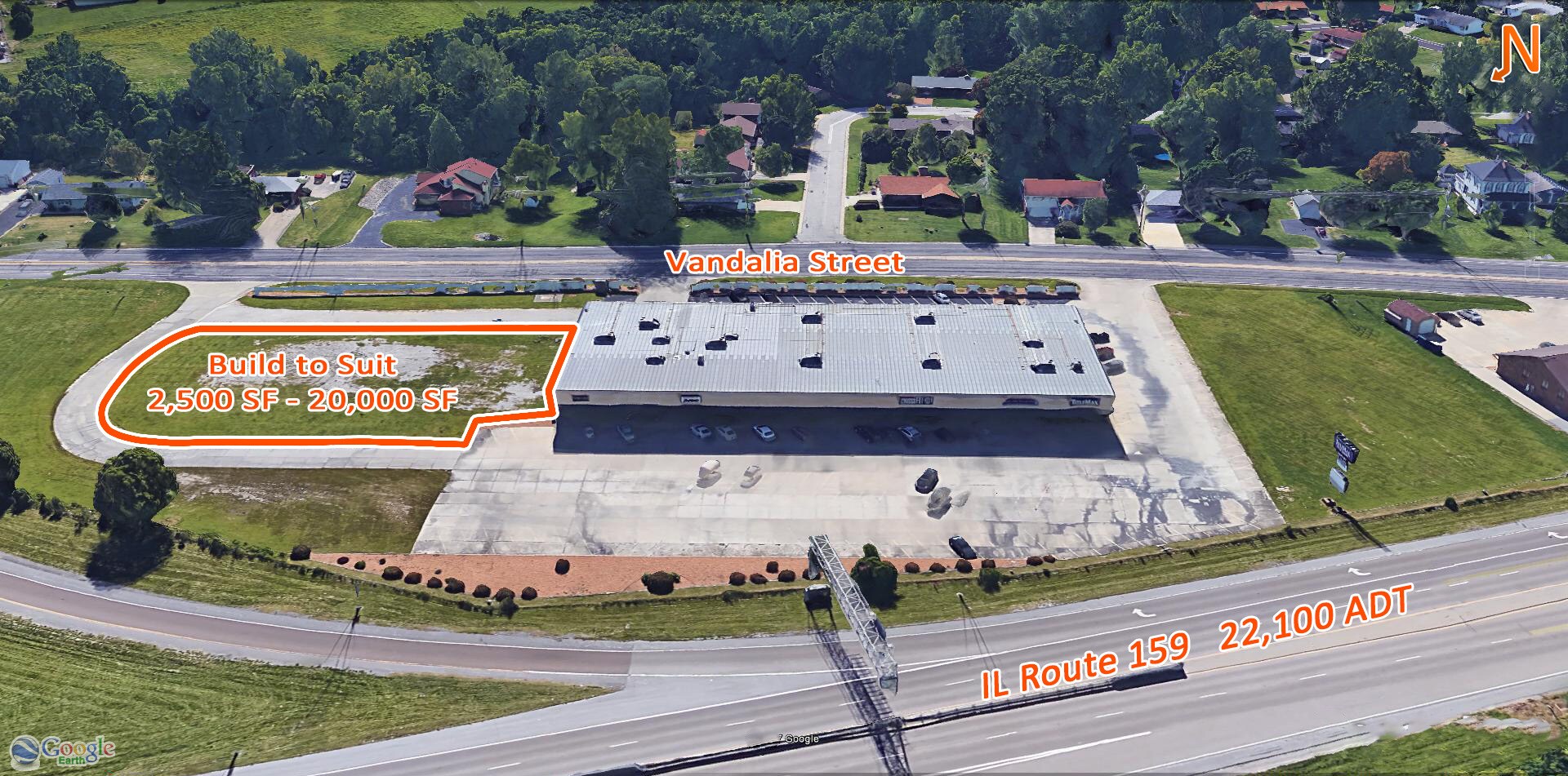 2549 Vandalia St, Maryville, IL for lease Building Photo- Image 1 of 4