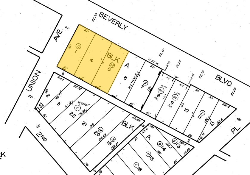 1660 Beverly Blvd, Los Angeles, CA à louer - Plan cadastral - Image 2 de 9