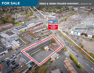 Plus de détails pour 19682 & 19696 Fraser Highway – à vendre, Langley, BC