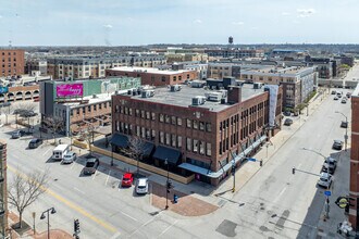 216 Court Ave, Des Moines, IA - Aérien Vue de la carte