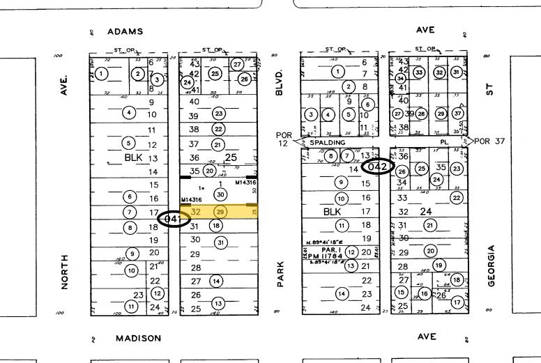 4636 Park Blvd, San Diego, CA for sale - Plat Map - Image 3 of 3