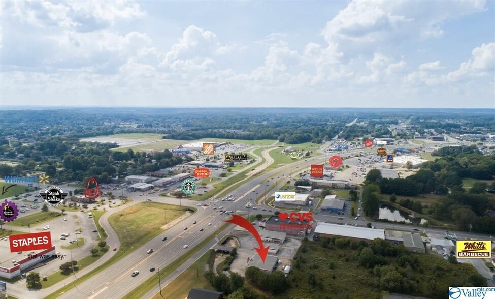 804 Beltline Rd SW, Decatur, AL for lease - Aerial - Image 2 of 18