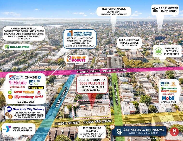3025 Fulton St, Brooklyn, NY à vendre - Photo du bâtiment - Image 2 de 14