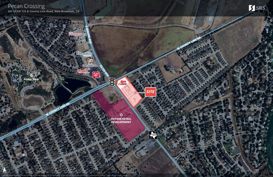 FM 725 and County Line, New Braunfels, TX for lease - Building Photo - Image 1 of 5