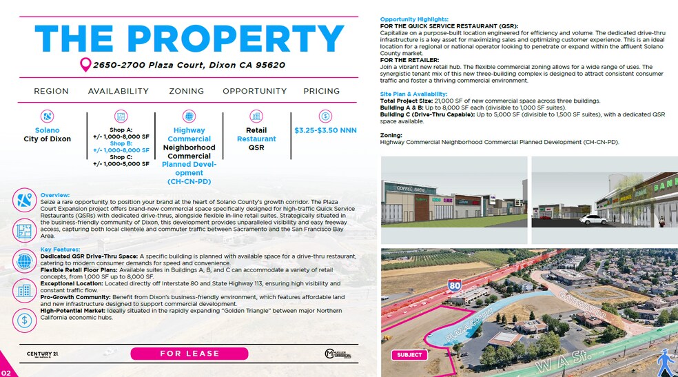 2650-2700 Plaza Court, Dixon, CA à louer - Photo du bâtiment - Image 2 de 10