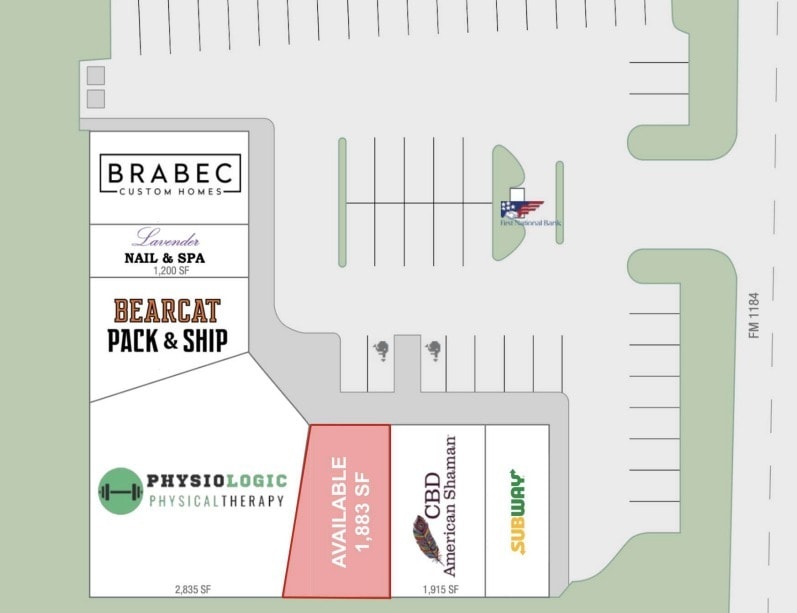 709 N FM 1187, Aledo, TX for lease Site Plan- Image 1 of 1