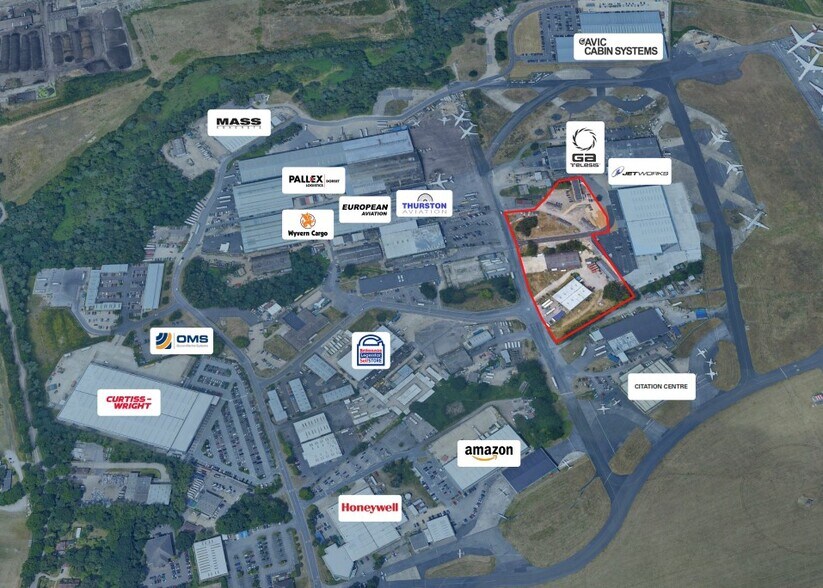 Enterprise Way Road, Hurn à vendre - Aérien - Image 3 de 3