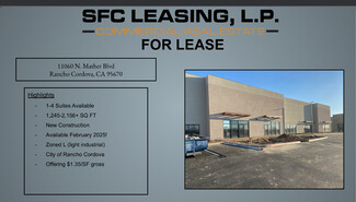 More details for 11060 Mather blvd, Rancho Cordova, CA - Industrial for Lease