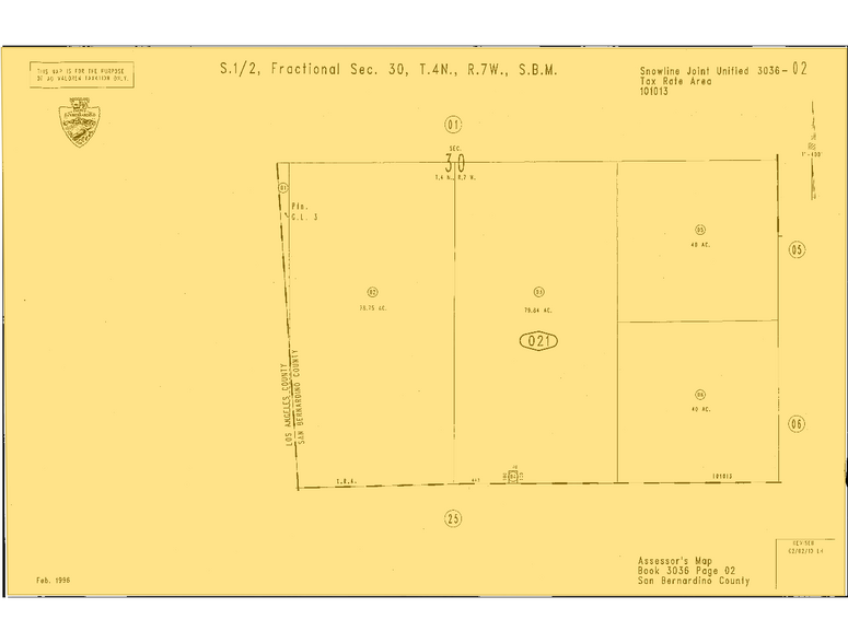 Green Rd, Piñon Hills, CA à vendre - Plan cadastral - Image 2 de 2