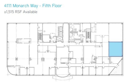 4111 Monarch Way, Norfolk, VA for lease Floor Plan- Image 1 of 5