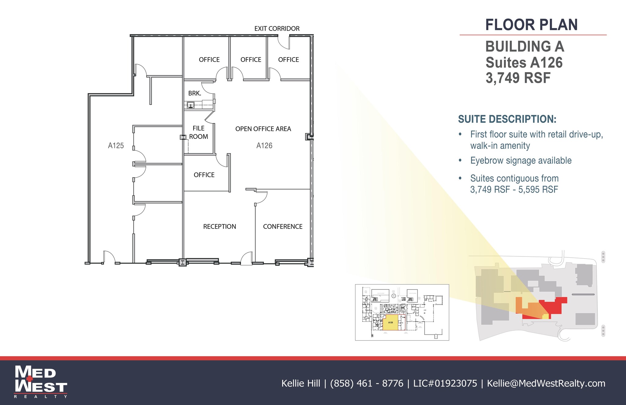 8950 Villa La Jolla Dr, La Jolla, CA for lease Floor Plan- Image 1 of 1