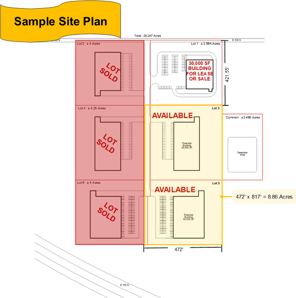 US 30 & CR East 100 South, Columbia City, IN à vendre - Photo du bâtiment - Image 2 de 6