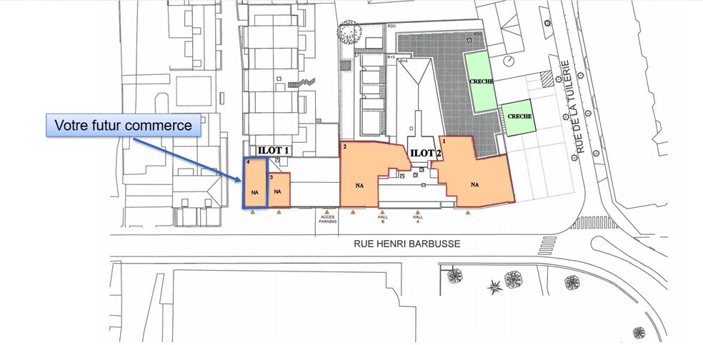 Commerce de détail dans Montfermeil à louer - Photo du bâtiment - Image 2 de 3