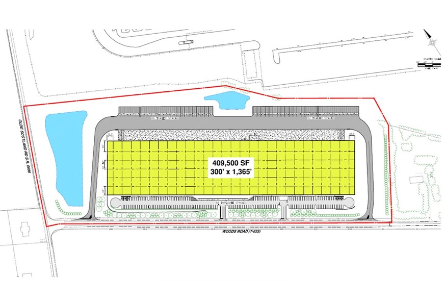 1055 Woods Rd, Shippensburg, PA for lease - Site Plan - Image 3 of 3