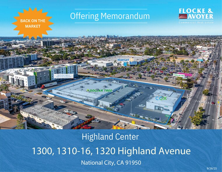 1320 Highland Ave, National City, CA à vendre - Photo du bâtiment - Image 1 de 5