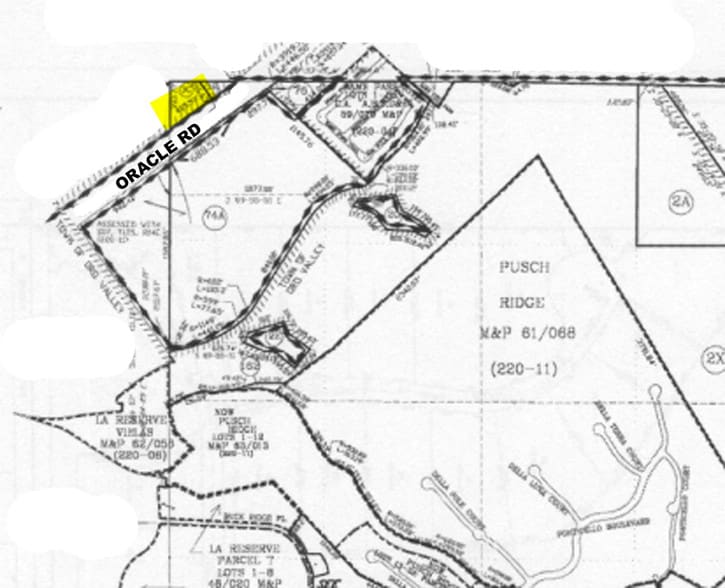 11167 N Oracle Rd, Oro Valley, AZ for sale - Plat Map - Image 2 of 21