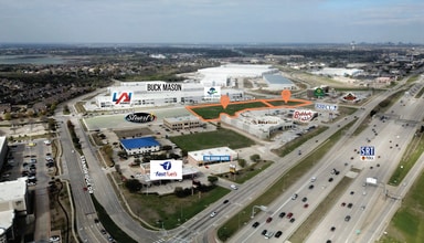 NEC Standridge Dr, The Colony, TX - AERIAL  map view
